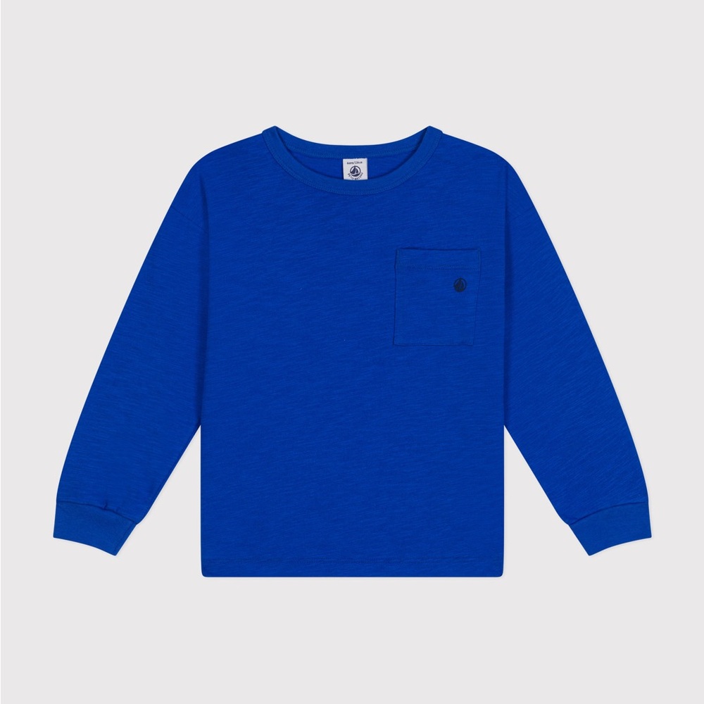 Petit Bateau Royal Blue Long Sleeve Tee